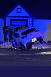 A car struck a house on Aberlady high street