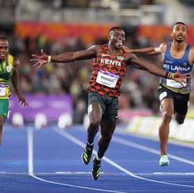 Kenya's Ferdinand Omanyala wins the gold medal in the Men's 100m Final during the 2022 Commonwealth Games in Birmingham (Picture: Michael Steele)