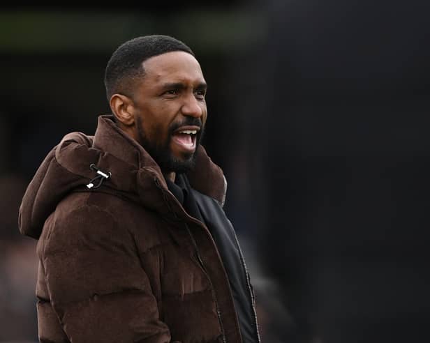 Former Rangers striker Jermain Defoe has left his first managerial role after just 116 days. Cr: Getty Images.