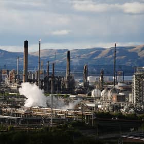 Grangemouth oil refinery is set to close in 2025 with the loss of 400 jobs (Andrew Milligan/PA)