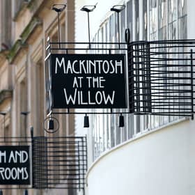 Mackintosh at the Willow tearoom in Glasgow, which was designed by Charles Rennie Mackintosh and his wife Margaret Macdonald (Jane Barlow/PA)