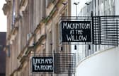 Mackintosh at the Willow tearoom in Glasgow, which was designed by Charles Rennie Mackintosh and his wife Margaret Macdonald (Jane Barlow/PA)