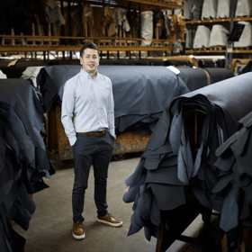 Nicholas Muirhead of the Scottish Leather Group 