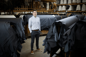 Nicholas Muirhead of the Scottish Leather Group 
