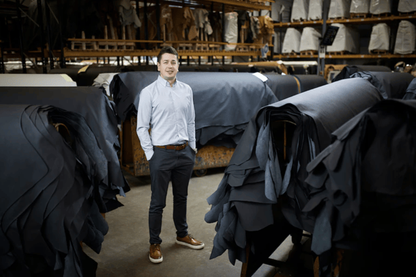 Nicholas Muirhead of the Scottish Leather Group 