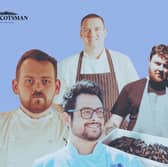 The four Scottish chefs in the final for this year's Scotland Food & Drink and HIT Scotland Legacy Scholarship Award.