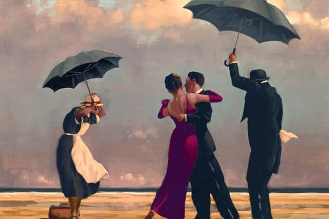 Vettriano painting The Singing Butler in 1992 (Jack Vettriano/PA)