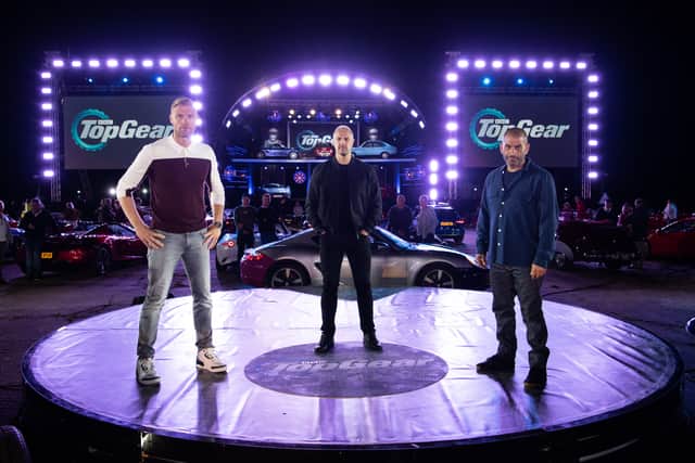Freddie Flintoff was a presenter on Top Gear (BBC)