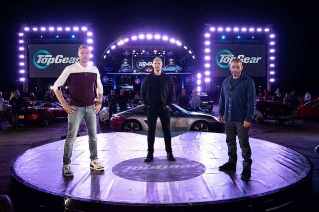 Freddie Flintoff was a presenter on Top Gear (BBC)