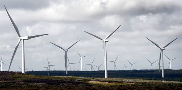Europe’s biggest onshore wind farm, Whitelee Windfarm on the outskirts of Glasgow. (Danny Lawson/PA)