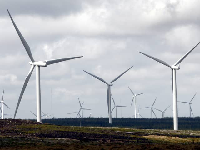 Europe’s biggest onshore wind farm, Whitelee Windfarm on the outskirts of Glasgow. (Danny Lawson/PA)