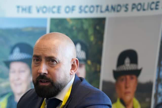 David Kennedy, general secretary of the Scottish Police Federation. Picture: Andrew Milligan/PA