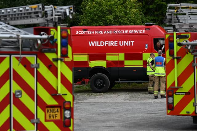The Scottish Fire and Rescue's wildfire unit in Nethy Bridge.