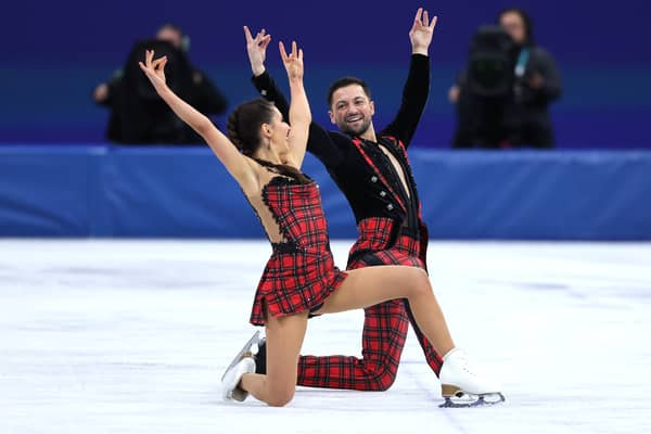 Lilah Fear and Lewis Gibson failed to live up to expectations in Milan (Fabrizio Carabelli/PA)
