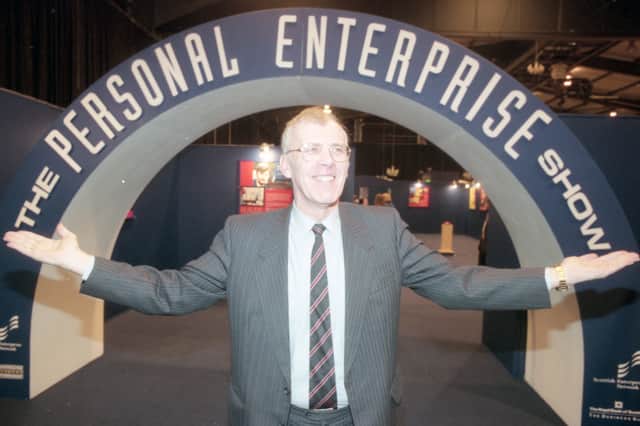 Sir Ian Wood at the Personal Enterprise Show in 1997.