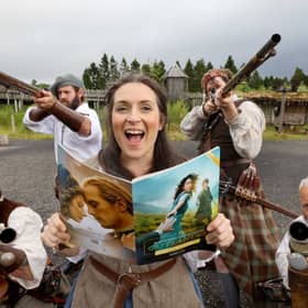 Highlanders from The Clanranald Trust for Scotland at Duncarron Medieval Village for the launch of the new Scotland: The Home of Outlander locations guide. PIC: Colin Hattersley / VisitScotland