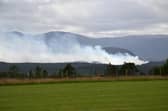 Smoke rises from a wildfire in the Cairngorms National Park (Picture: Michal Wachucik)