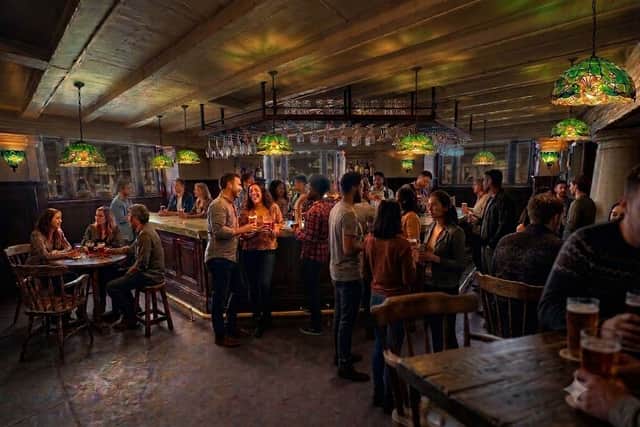 CGI of the proposed bar area for 16 Robertson Street Glasgow