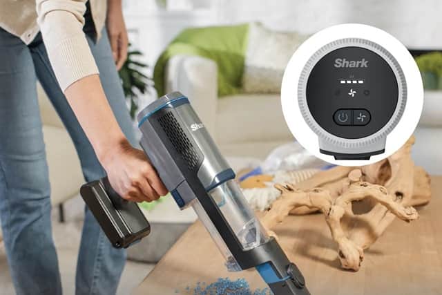 The clear LED display on the Shark BH102UK lets you quickly check the battery level and switch between the three suction settings with ease.