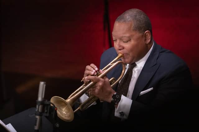 Wynton Marsalis performs with The Jazz at Lincoln Center Orchestra in 2024.