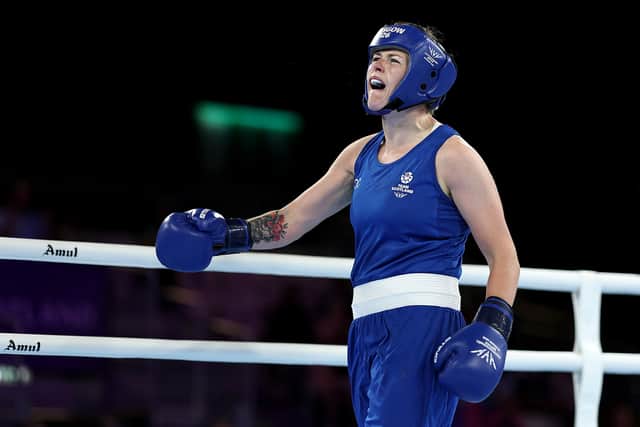 Caitlin Rainey has claimed Scotland's first women's boxing bronze at the Commonwealth Games