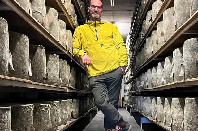 Neil Cunningham at the Isle of Mull  Cheese dairy