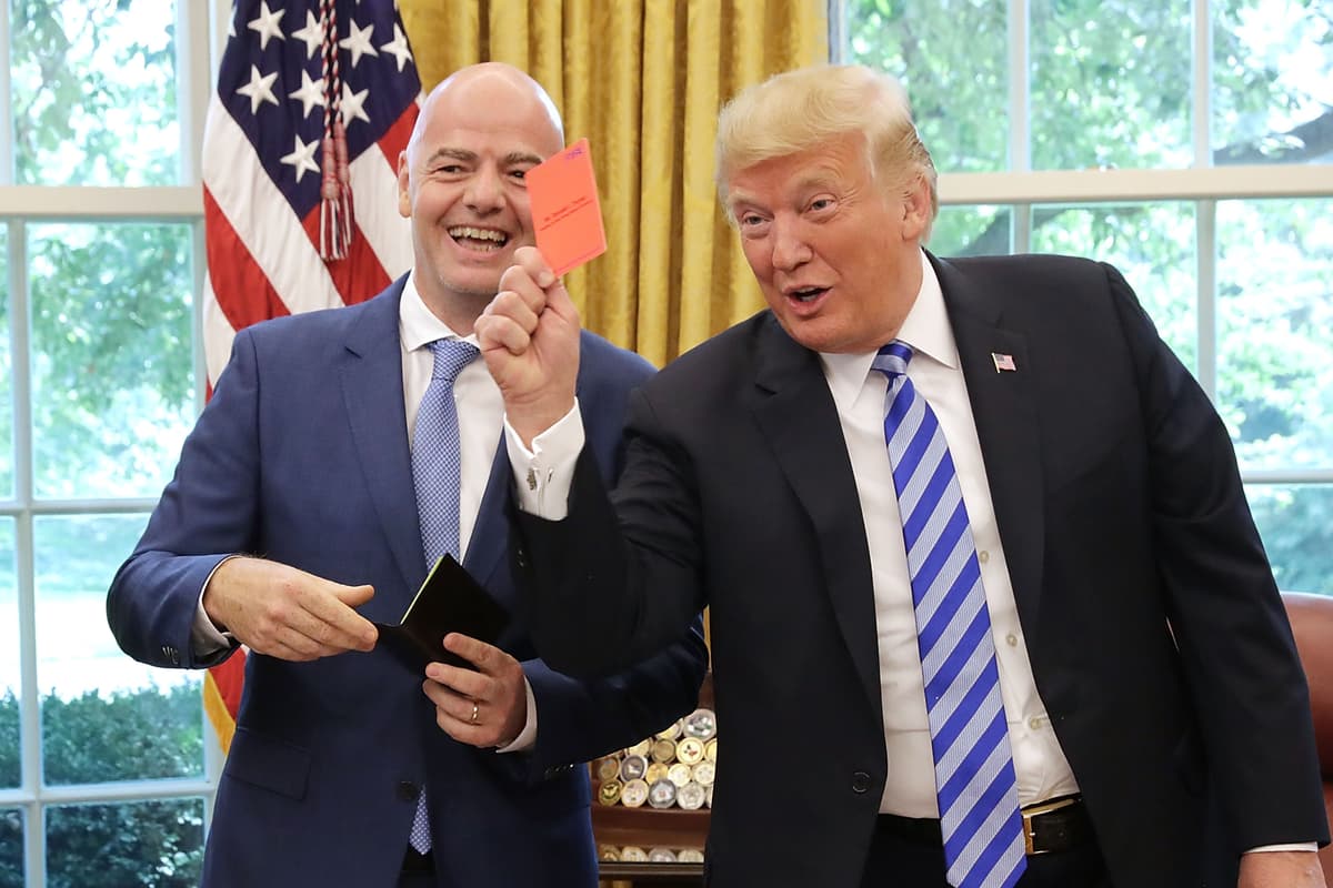 Fifa boss Gianni Infantino's flirtation with the Trump empire may have a ...