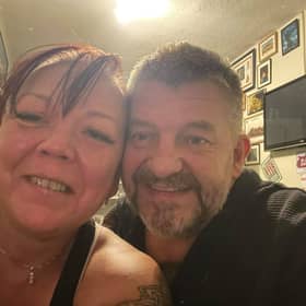 Kevin Harraughty, right, and his wife Tina