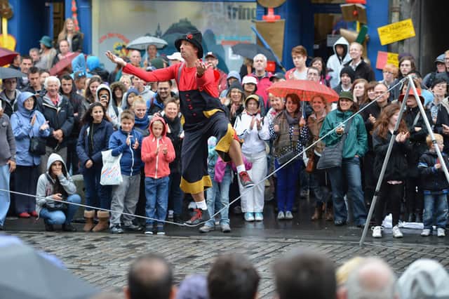 It's August, it's Edinburgh and the festival is about to begin (Picture: Jeff J Mitchell)