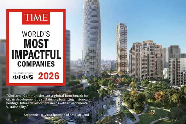 Shui On Land was named among TIME's World’s Most Impactful Companies 2026