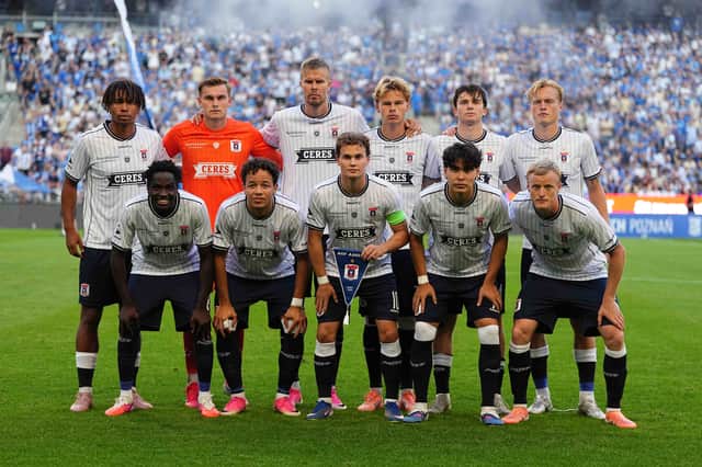 Aarhus are one of the potential opponents for Hearts in the Europa League.