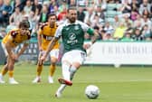 Hibs welcome Shkendija in the Conference League qualifiers this week. Cr: SNS Group.