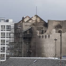 The Mackintosh Building was hit by fire for the second time in 2018.