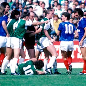 Forty years have passed since Graeme Souness' foul on Hibs player George McCluskey