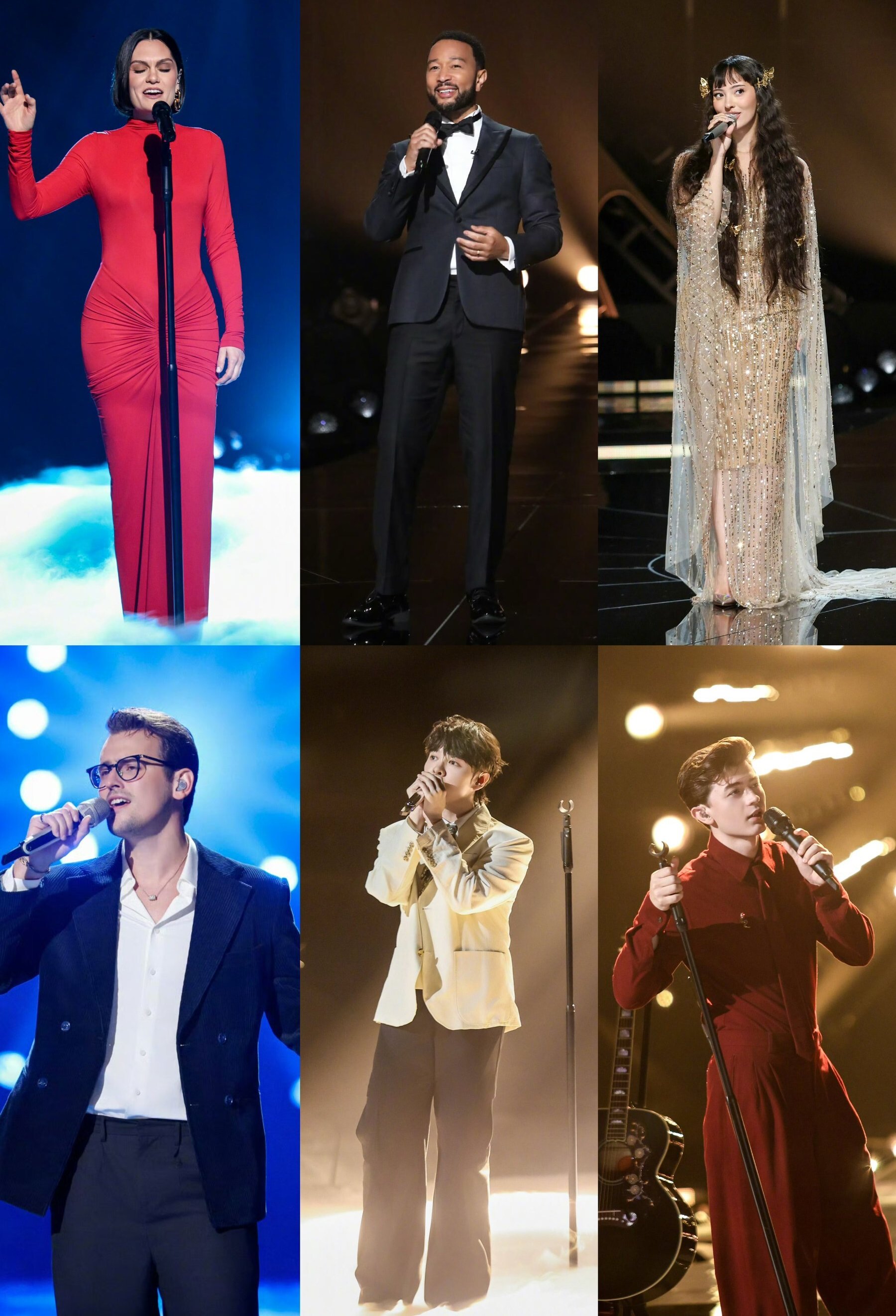 Jessie J and John Legend light up the Singer 2026 stage