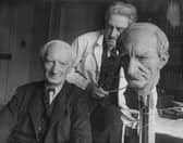 Economist William Beveridge, seen sitting for a sculptor in 1954, wrote a landmark report during the Second World War about the creation of a National Health Service and welfare state (Picture: Fox Photos/Hulton Archive)