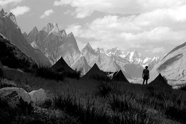Paiju peaks seen from Payu camp, Karakoram, Pakistan