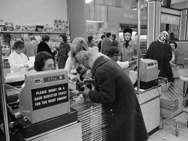 The produce on sale in supermarkets has dramatically improved since the 20th century, but growing food insecurity now poses a real threat (Picture: Leonard Burt/Central Press)