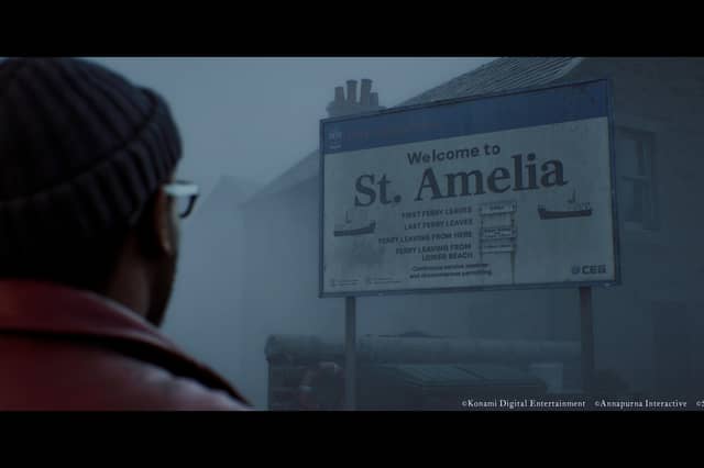The island of St Amelia is heavily inspired by the Fife fishing village of St Monans. Picture: Konami/Annapurna Interactive/Screen Burn
