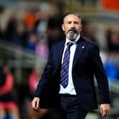 Rangers manager Derek McInnes frowns