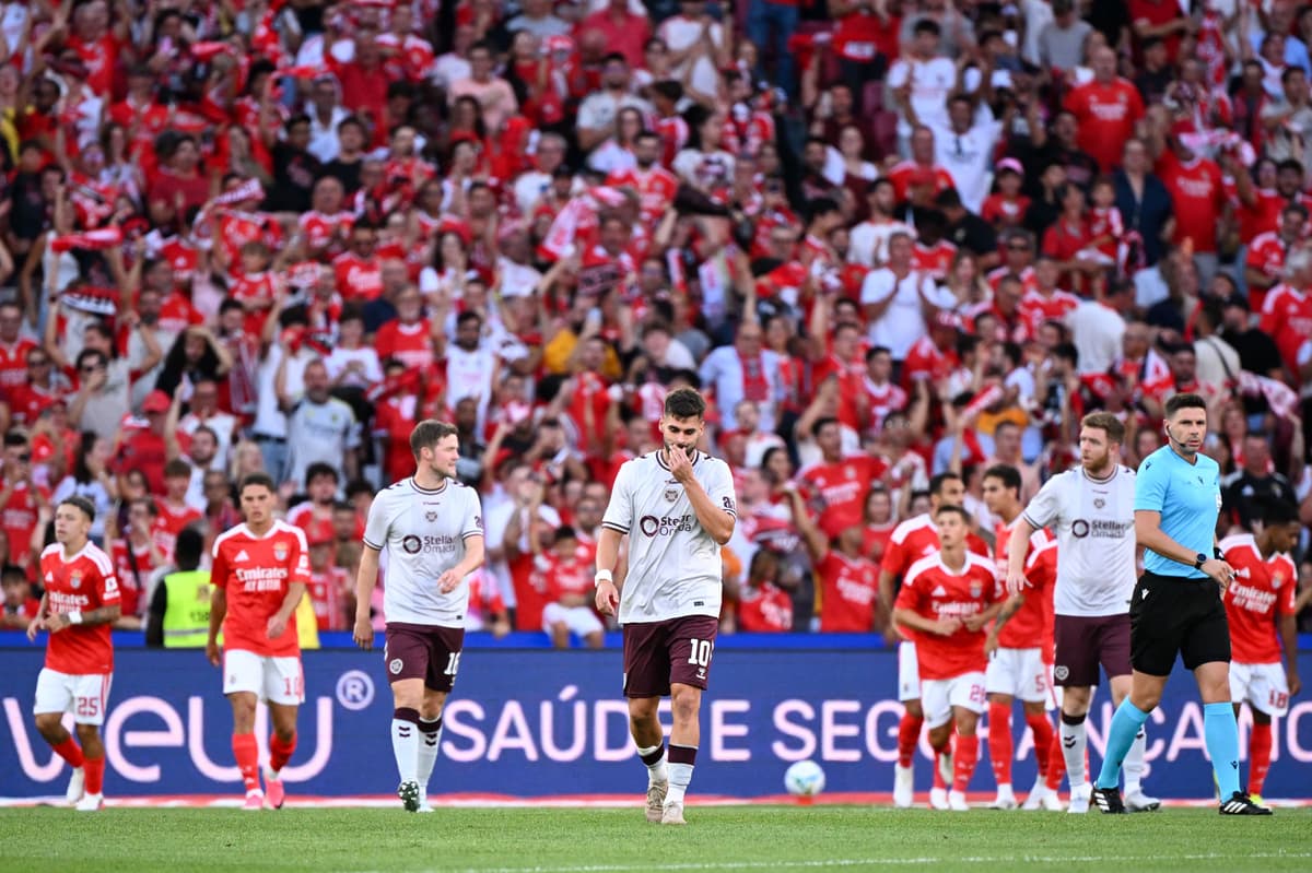 Hearts von Benfica in Lissabon deklassiert – Qualitätsunterschied deutlich