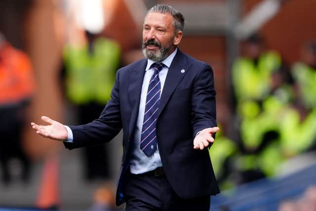 Rangers manager Derek McInnes at – Ibrox Stadium