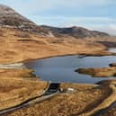 Inver dam on the Isle of Jura in the Hebrides 