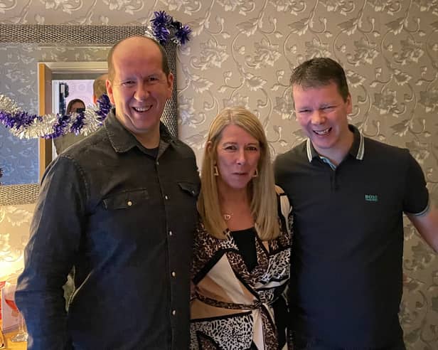 The Gillies family - Scott, Linda and Ian