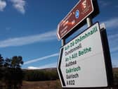 Gaelic road signs in Scotland