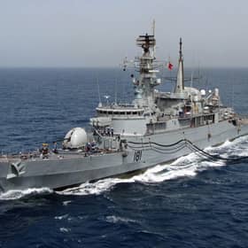 The ship in service with the Pakistan Navy as PNS Tariq