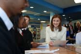 Cabinet secretary for Education, culture and Gaelic Mairi McAllan visits Broughton High School