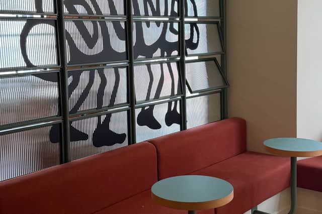 Inside the new bakery
