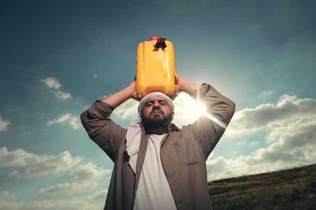 Palestinian playwright, performer and stand-up comedian Alaa Shehada in his Fringe First winning show The Bridge