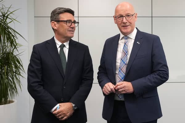 Prime Minister Andy Burnham and First Minister John Swinney met in Glasgow